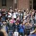 A large crowd watches the Gangnam style flash mob on Friday. Daniel Brenner I AnnArbor.com